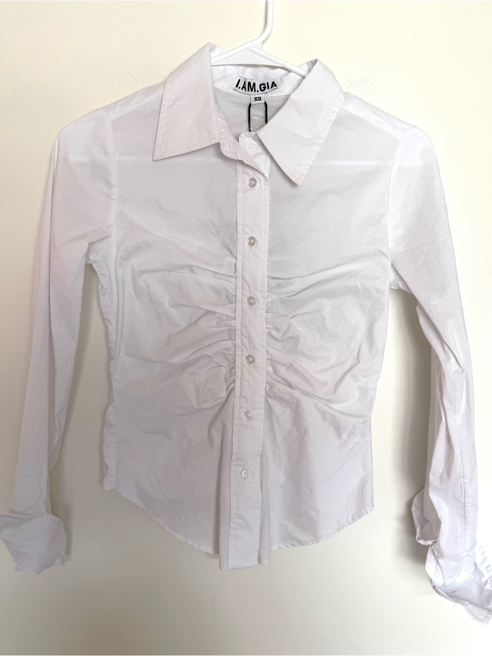 I.AM.GIA Monica White Button Down Shirt - Picture 4 of 10